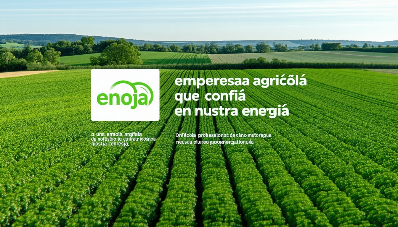 Logo de una empresa agrícola que confía en nuestra energía